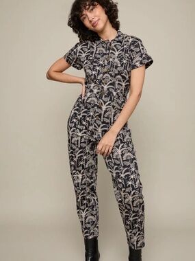 Mixed by Nasarin Classic Jumpsuit in Paloma